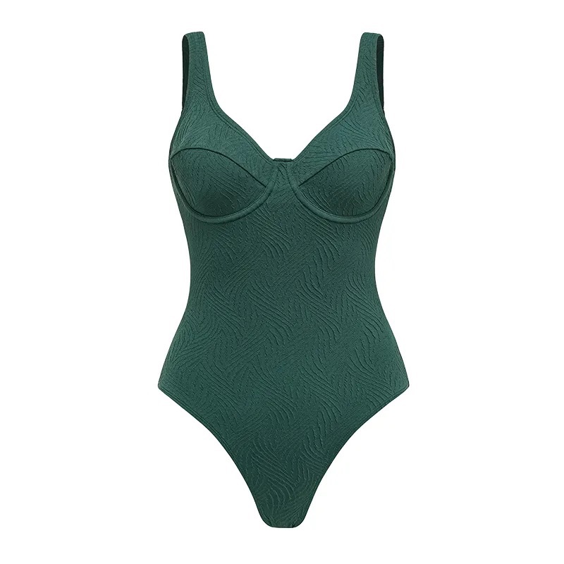 Green Women's One Piece Swimsuit